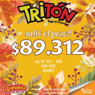 ¡Un ganador del Tritón en Quines!