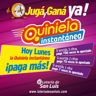 >>>Quiniela Instantánea paga más!!<<<